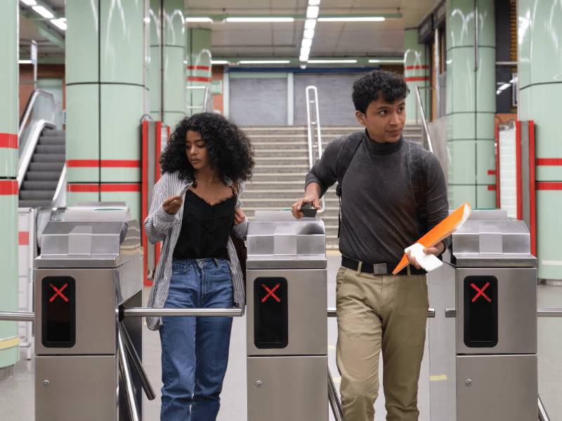 Tripod turnstiles in educational facilities